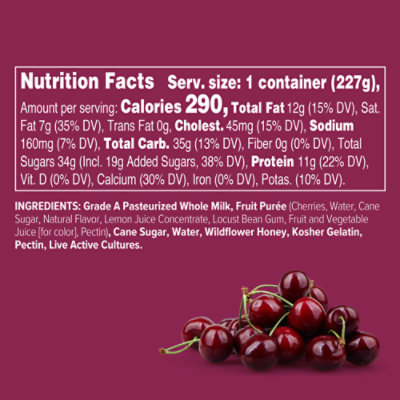 Noosa Black Cherry Yoghurt, 8 Oz - 8 OZ - Image 3