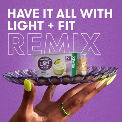 Dannon Light And Fit Yogurt Remix Keylime W/ White Choc Graham Crackers 4.5 Oz - 4.5 OZ - Image 3