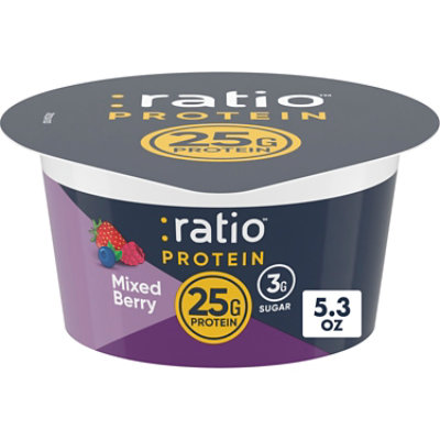 Ratio Protein Mixed Berry Yogurt Dairy Snack , 5.3 Oz - 5.3 OZ - Image 3