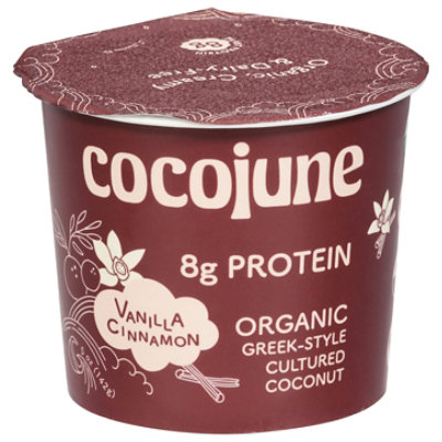 Cocojune Organic Protein Yogurt Vanilla Cinnamon, 5 Oz - 5 OZ