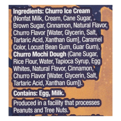 Bubbies Mochi Churro Ice Cream - 7.5 Oz - Image 4