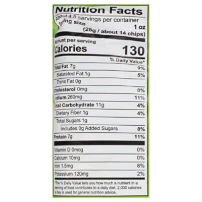 Simplyprotein Tortilla Chips Lime - 4.58 OZ - Image 3