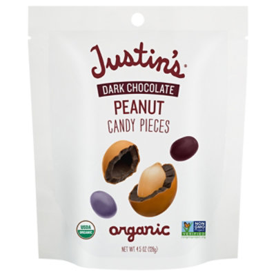 Justins Dark Chocolate Peanut Pieces - 4.5 OZ - Image 2