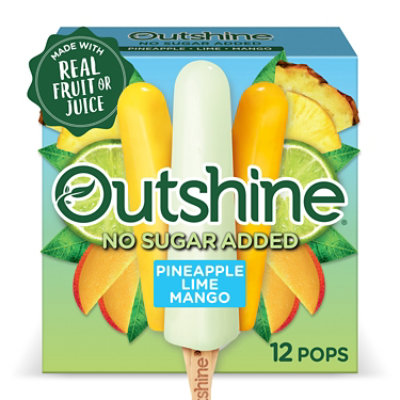 Outshine Nsa Pineapple Lime Mano Mini Pops - 12-1.5FZ - Image 2