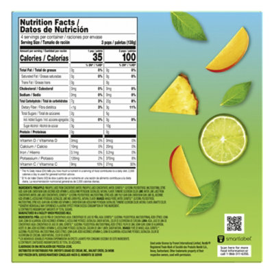 Outshine Nsa Pineapple Lime Mano Mini Pops - 12-1.5FZ - Image 2