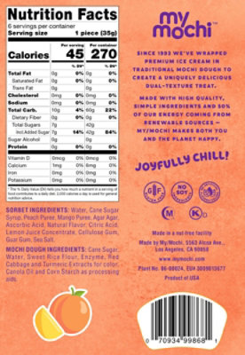 My Mochi Sorbet Peach Mango - 6 CT - Image 5