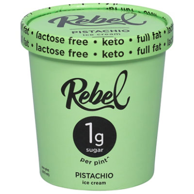 Rebel Ice Cream Pistachio - 1 PT - Image 3