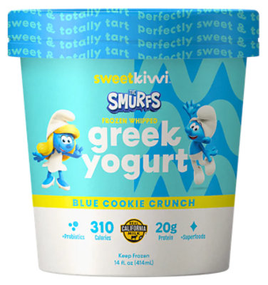 あいすくりーむチロルMAATEE&SONS BOAT P/OSWEATER Sweetkiwi Smurfberry Frozen Whipped Greek Yogurt Cup - 14 Oz