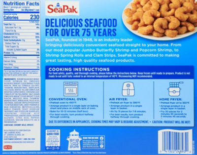 Seapak Popcorn Shrimp - 22 OZ - Image 6