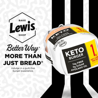 Lewis Bake Shop Healthy Life Keto Burger Buns - 7.5 OZ - Image 5