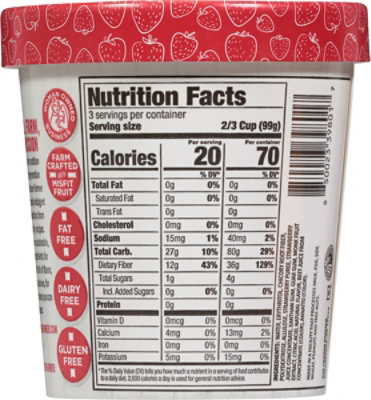 The Frozen Farmer Sorbet Strawberry - 16 OZ - Image 5