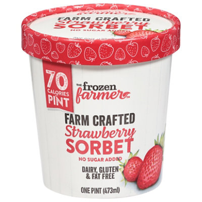The Frozen Farmer Sorbet Strawberry - 16 OZ - Image 1