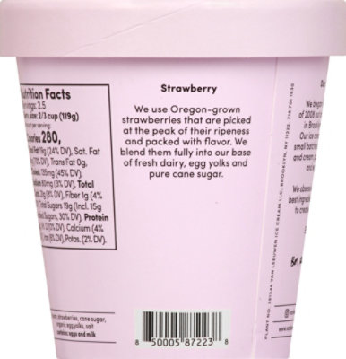 Vanleeuwen Ice Cream Classic Strawberry - 14 OZ - Image 6