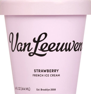 Vanleeuwen Ice Cream Classic Strawberry - 14 OZ - Image 2
