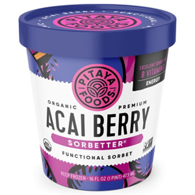 Pitaya Foods Sorbet Organic Acai Berry - 16 OZ - Image 3