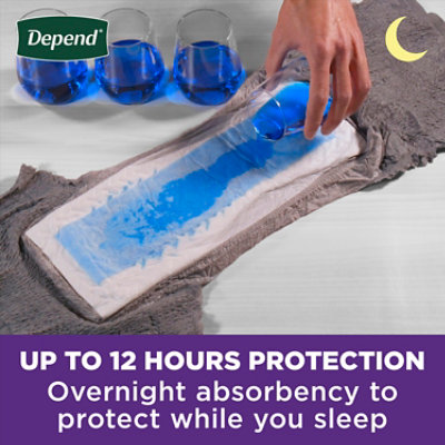 Depend Night Defns Ovrnt Underwear Grey Male Sml/med 16 - 16 CT - Image 3