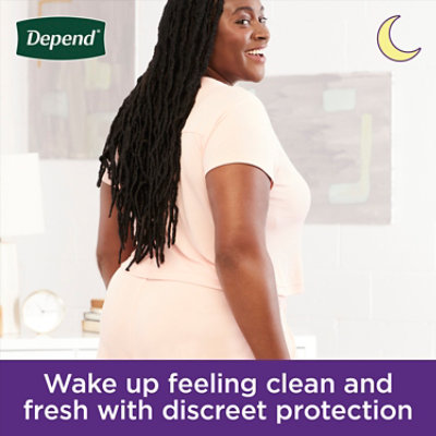 Depend Night Defns Ovrnt Underwear Blsh Female Small 16 - 16 CT - Image 7