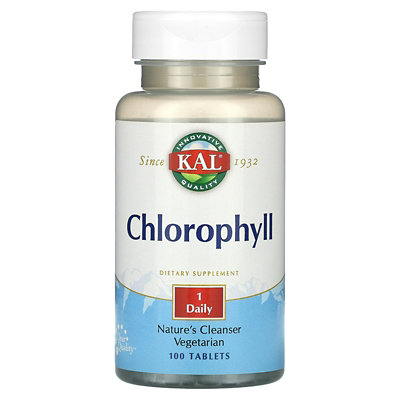 KAL Chlorophyll, 20 mg , 100 Tablets