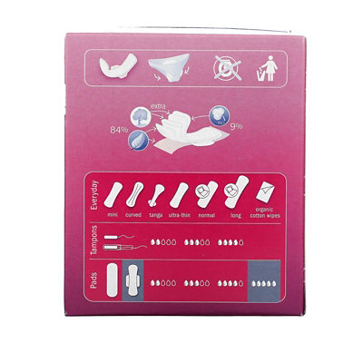 Natracare Ultra Extra Pads, Long, 8 Pads - Image 3