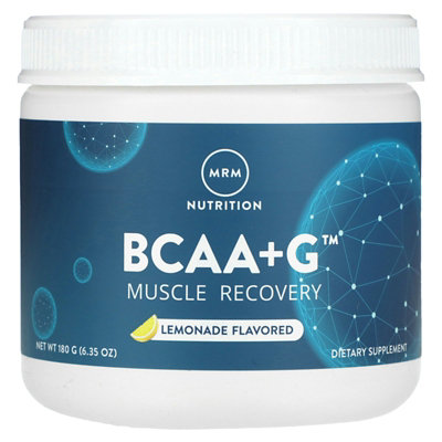 MRM Nutrition BCAAG, Muscle Recovery, Lemonade, 6.35 oz (180 g) - Image 1