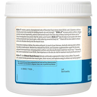 MRM Nutrition BCAAG, Muscle Recovery, Lemonade, 6.35 oz (180 g) - Image 3