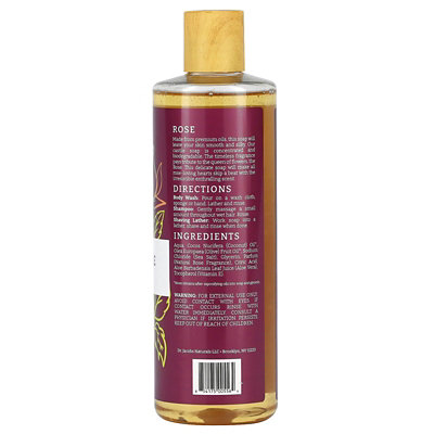 Dr. Jacobs Naturals PlantBased Rich Castile Body Wash, Rejuvenating Rose, 16 oz (473 ml) - Image 2