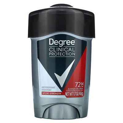 Degree Men, Clinical Protection, Antiperspirant Deodorant, Soft Solid, Sport Strength, 1.7 oz (48 g) - Image 1