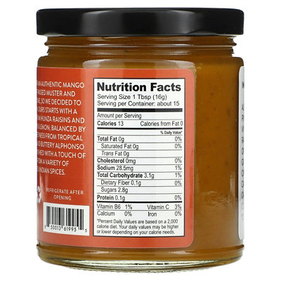 Pure Indian Foods Mango Raisin Chutney, 85 oz 240 g - Image 2
