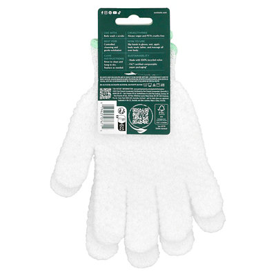 EcoTools Gentle Bath  Shower Gloves, Infused with Avocado Oil , 1 Pair - Image 2