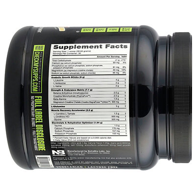 NutraBio Reload Recovery Matrix, Strawberry Lemon Bomb, 1.89 lb (858 g) - Image 2