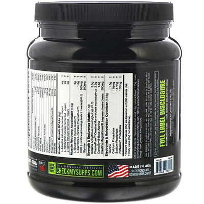 NutraBio Reload Recovery Matrix, Strawberry Lemon Bomb, 1.89 lb (858 g) - Image 3