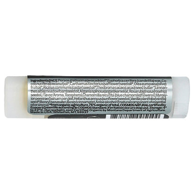 Hurraw Balm Lip Balm, Moon, Blue Chamomile Vanilla, 0.17 oz (4.8 g) - Image 2