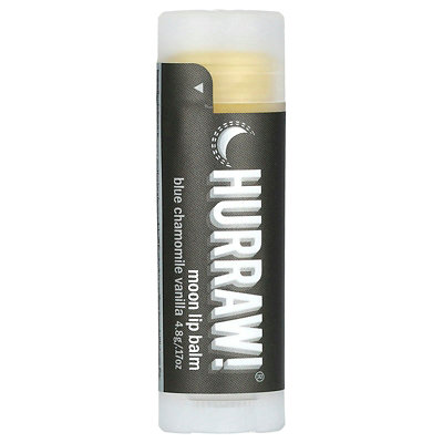 Hurraw Balm Lip Balm, Moon, Blue Chamomile Vanilla, 0.17 oz (4.8 g) - Image 1