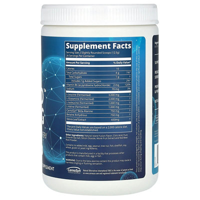 MRM Nutrition Reload BCAAG, PostWorkout Recovery, Island Fusion, 11.6 oz (330 g) - Image 2