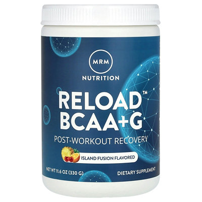 MRM Nutrition Reload BCAAG, PostWorkout Recovery, Island Fusion, 11.6 oz (330 g) - Image 1
