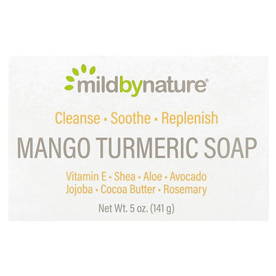 Mild By Nature Bar Soap, Mango Turmeric, 5 oz (141 g) - Image 1