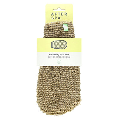 AfterSpa Cleansing Sisal Mitt, 1 Mitt - Image 1