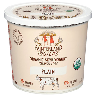 Painterland Sisters Yogurt Skyr Style Plain - 24 OZ
