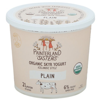 Painterland Sisters Yogurt Skyr Style Plain - 24 OZ - Image 1