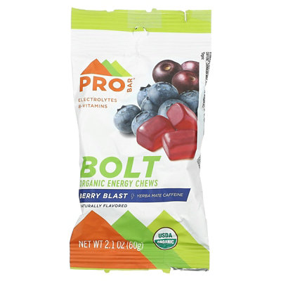 ProBar Bolt, Organic Energy Chews, Berry Blast, 12 Packs, 2.1 oz (60 g) Each - Image 3