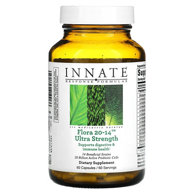 Innate Response Formulas Flora 2014, Ultra Strength, 60  Capsules - Image 1
