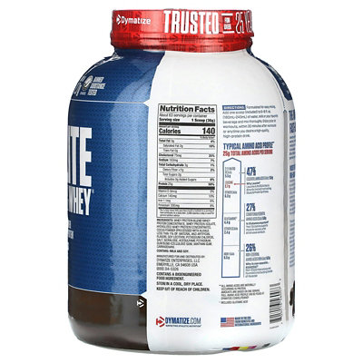 Dymatize Elite 100 Whey Protein Powder, Rich Chocolate, 5 lbs (2.3 kg) - Image 2