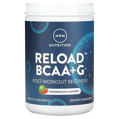 MRM Nutrition Reload BCAAG, PostWorkout Recovery, Watermelon, 11.6 oz (330 g) - Image 1