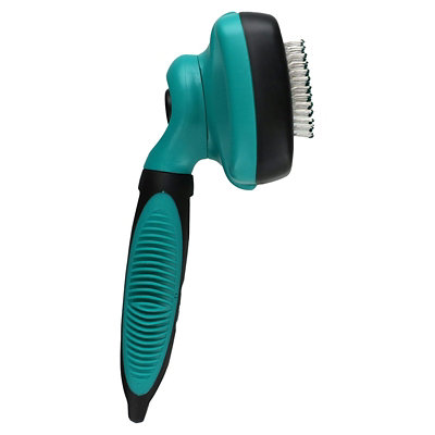 Ruff N Ruffus Grooming Kit for Cats and Dogs, Aqua, 1 Brush, 1 Clipper - Image 3