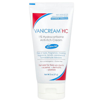 Vanicream 1 Hydrocortisone AntiItch Cream, Maximum Strength, Fragrance Free, 2 oz (57 g) - Image 1