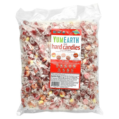 YumEarth Organic Hard Candies, Assorted, 3.5 lbs (1,588 g) - Image 1