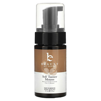 Beauty By Earth Self Tanner Mousse, Fair to Medium, 3.3 fl oz (97.5 ml) - Image 1