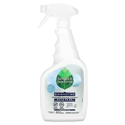 Seventh Generation Disinfecting Hydrogen Peroxide Cleaner, Fragrance Free , 23 fl oz (680 ml) - Image 1