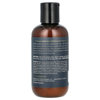 Cremo Reserve Collection, Beard Wash  Softener, Palo Santo, 6 fl oz (177 ml) - Image 2