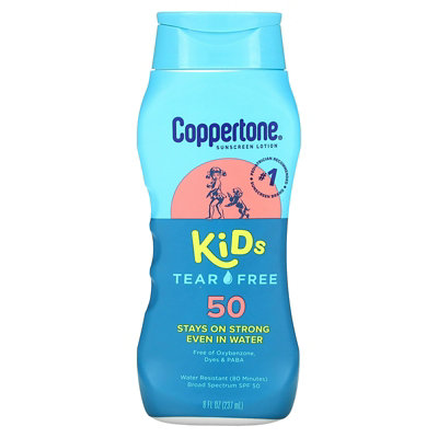Coppertone Kids, Tear Free, Sunscreen Lotion, SPF 50, 8 fl oz (237 ml) - Image 1